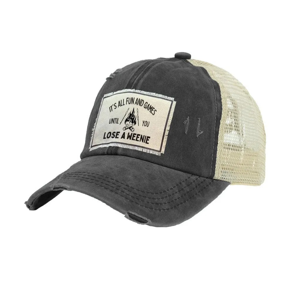 Loses a Weenie - Vintage Distressed Trucker Adult Hat