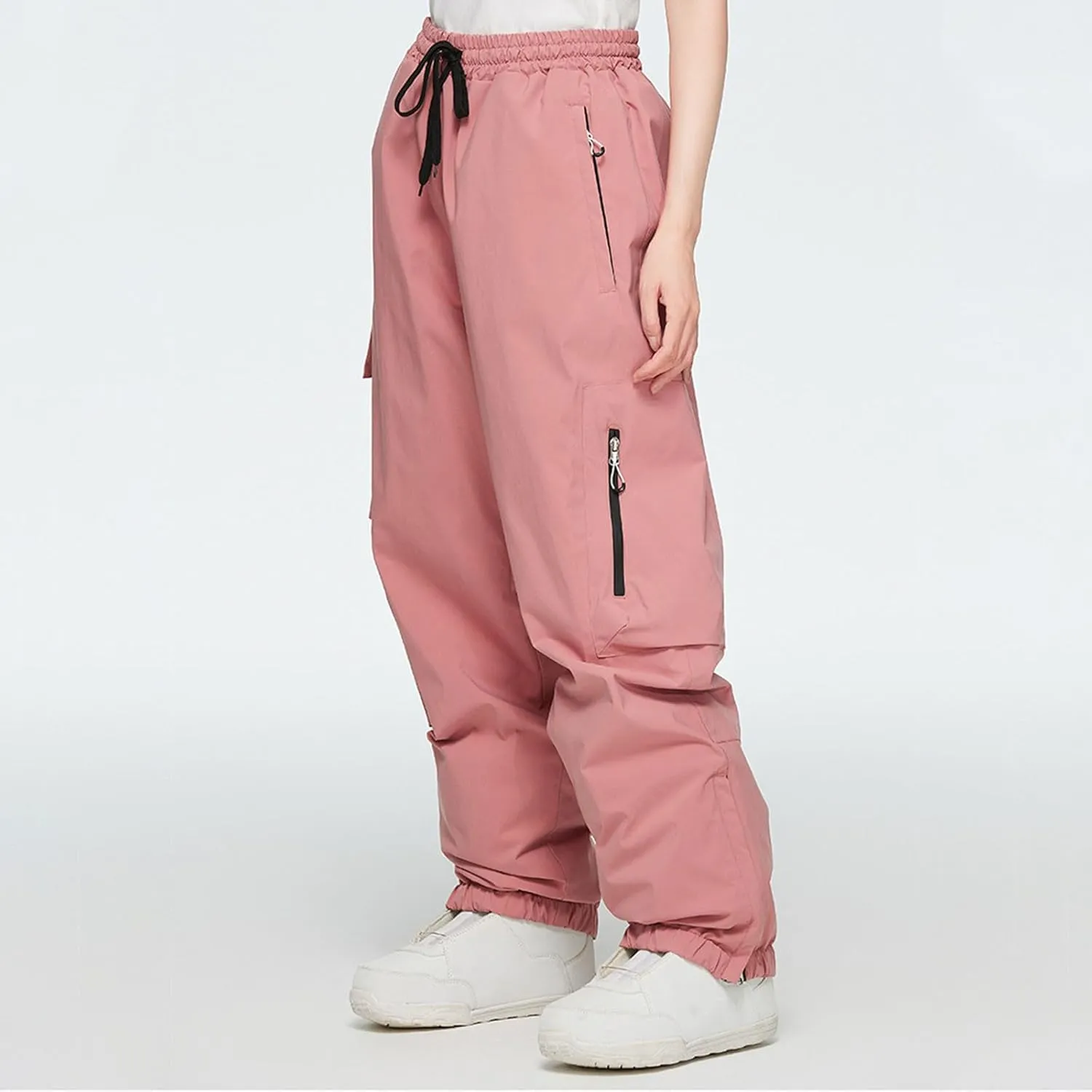 Lounge Snow Pants Womens Water Resistant Softshell Insulated Flare for Snowboarding Hiking Winter Outdoor Pants