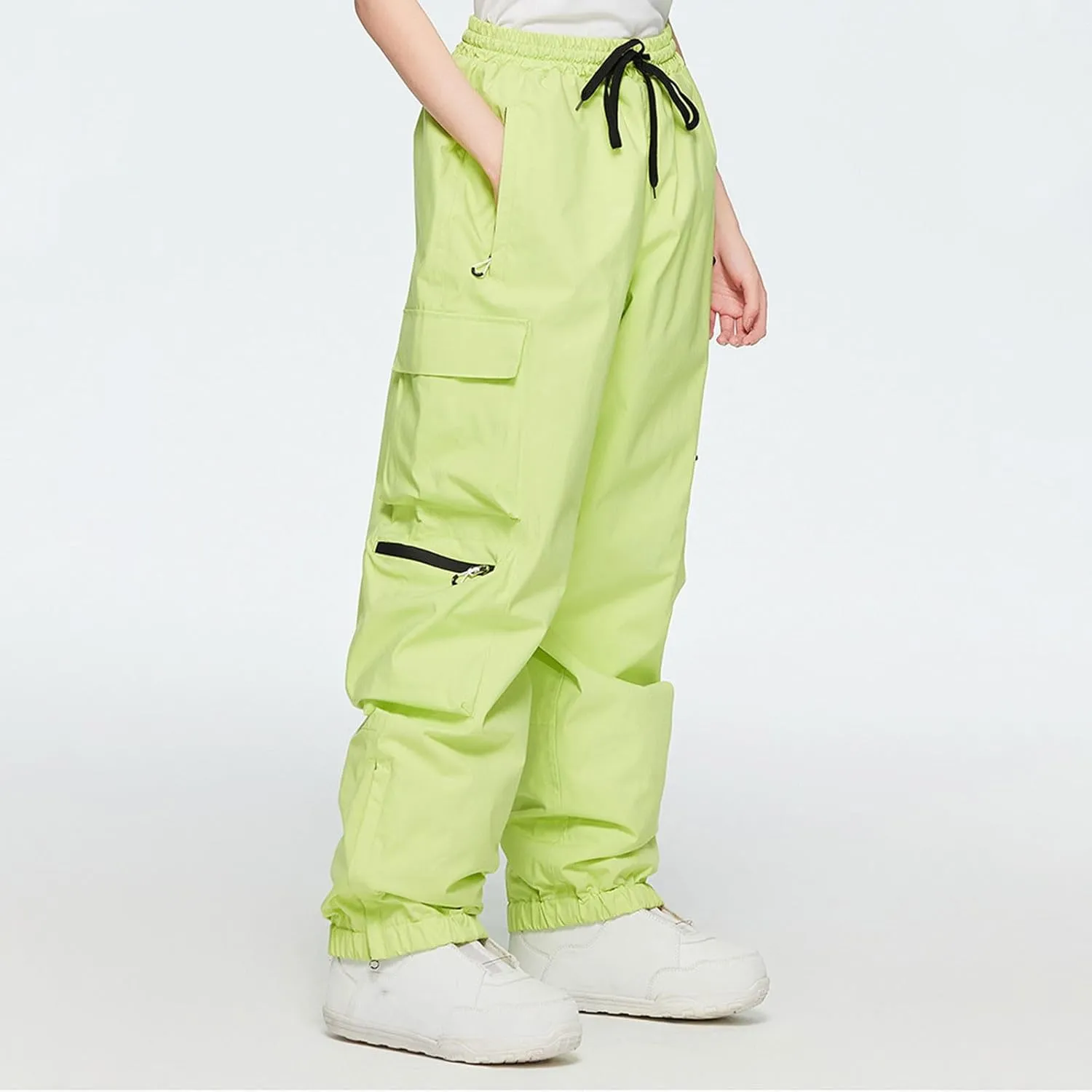 Lounge Snow Pants Womens Water Resistant Softshell Insulated Flare for Snowboarding Hiking Winter Outdoor Pants
