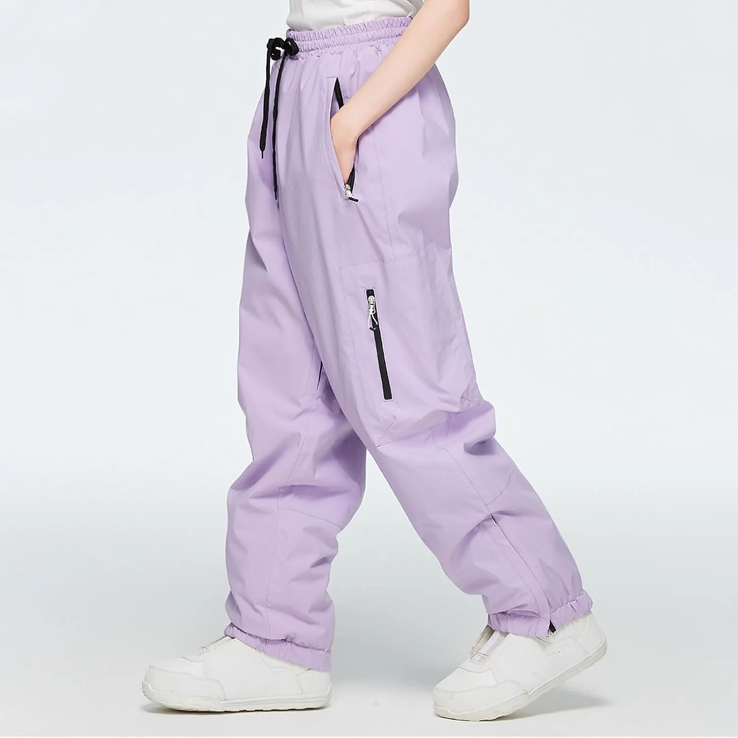 Lounge Snow Pants Womens Water Resistant Softshell Insulated Flare for Snowboarding Hiking Winter Outdoor Pants