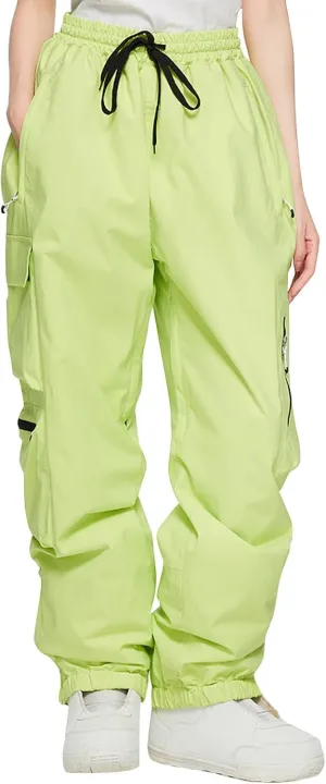 Lounge Snow Pants Womens Water Resistant Softshell Insulated Flare for Snowboarding Hiking Winter Outdoor Pants