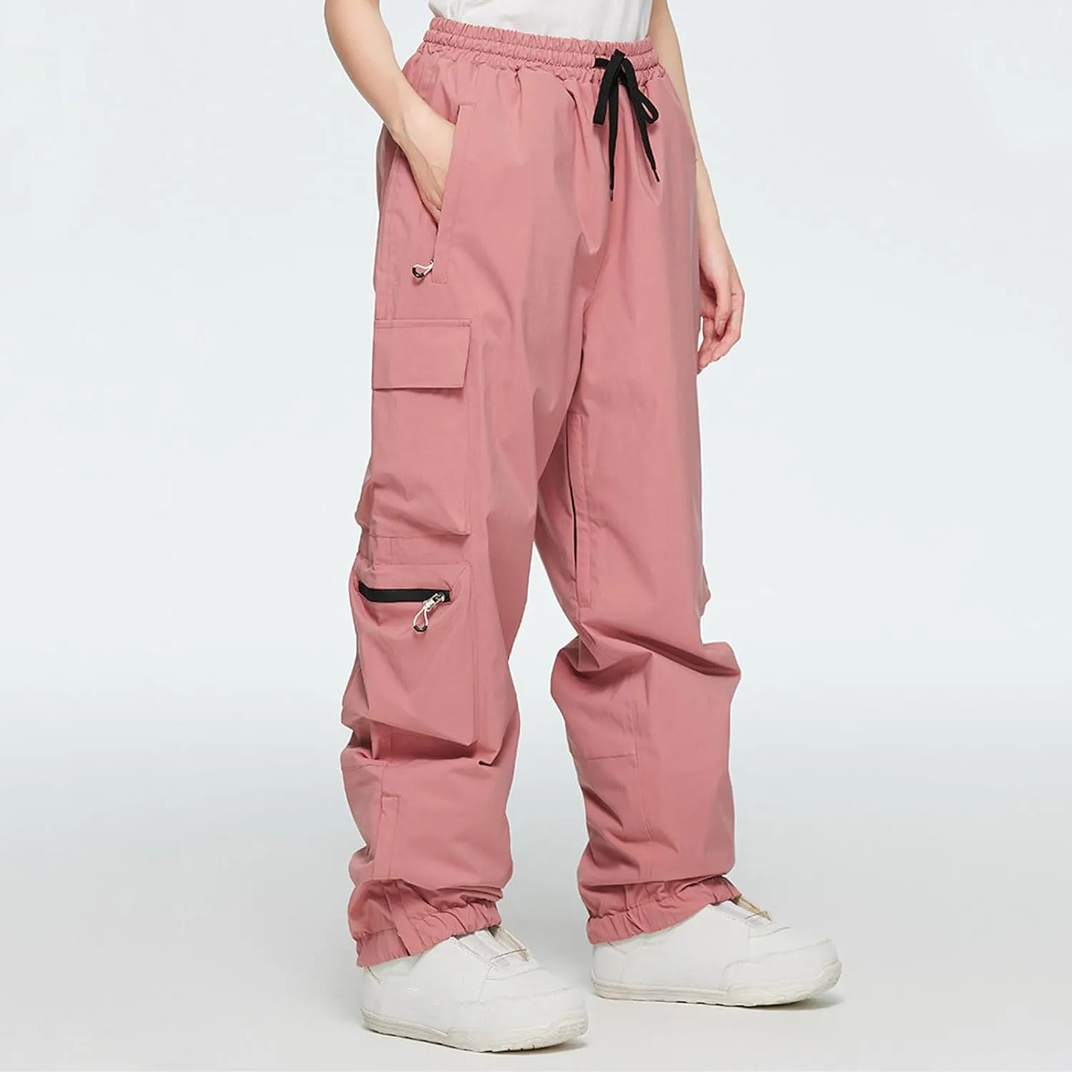 Lounge Snow Pants Womens Water Resistant Softshell Insulated Flare for Snowboarding Hiking Winter Outdoor Pants