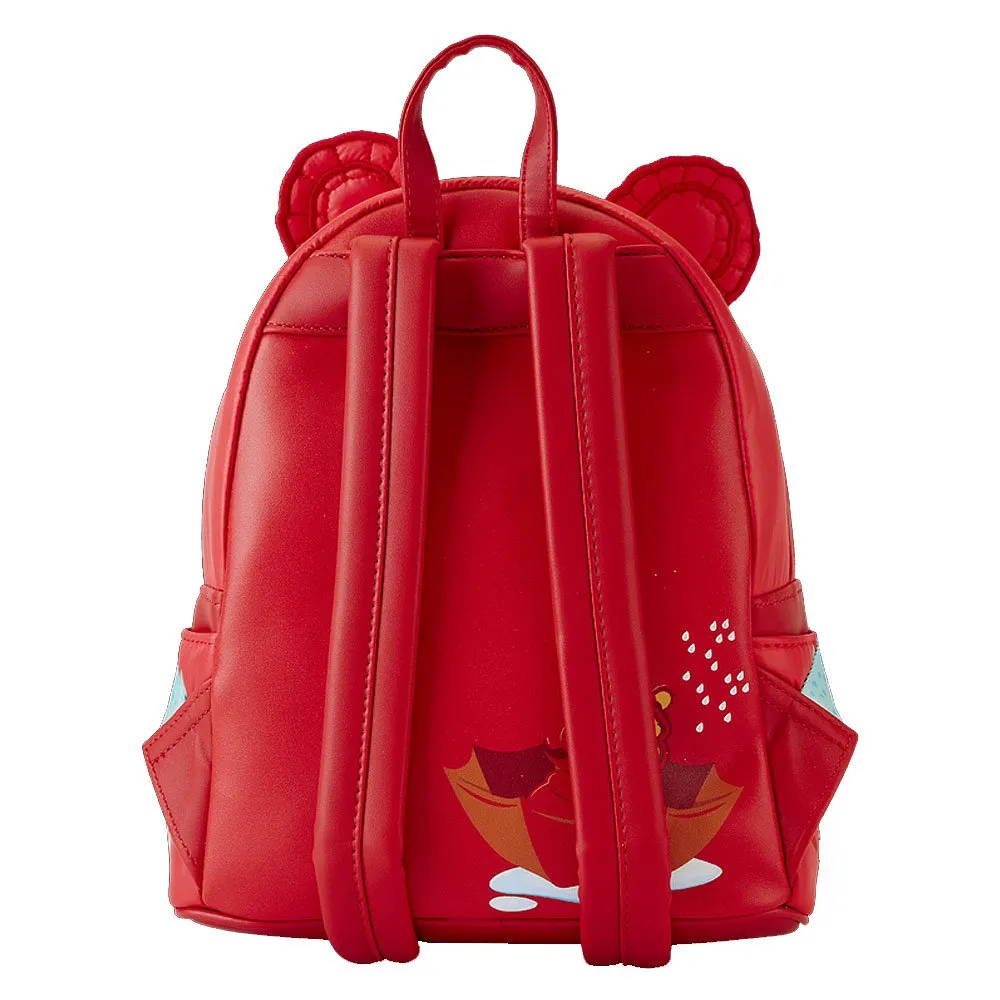 Loungefly x Winnie the Pooh Rainy Day Puffer Jacket Cosplay Mini Backpack