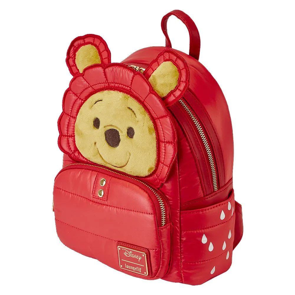 Loungefly x Winnie the Pooh Rainy Day Puffer Jacket Cosplay Mini Backpack