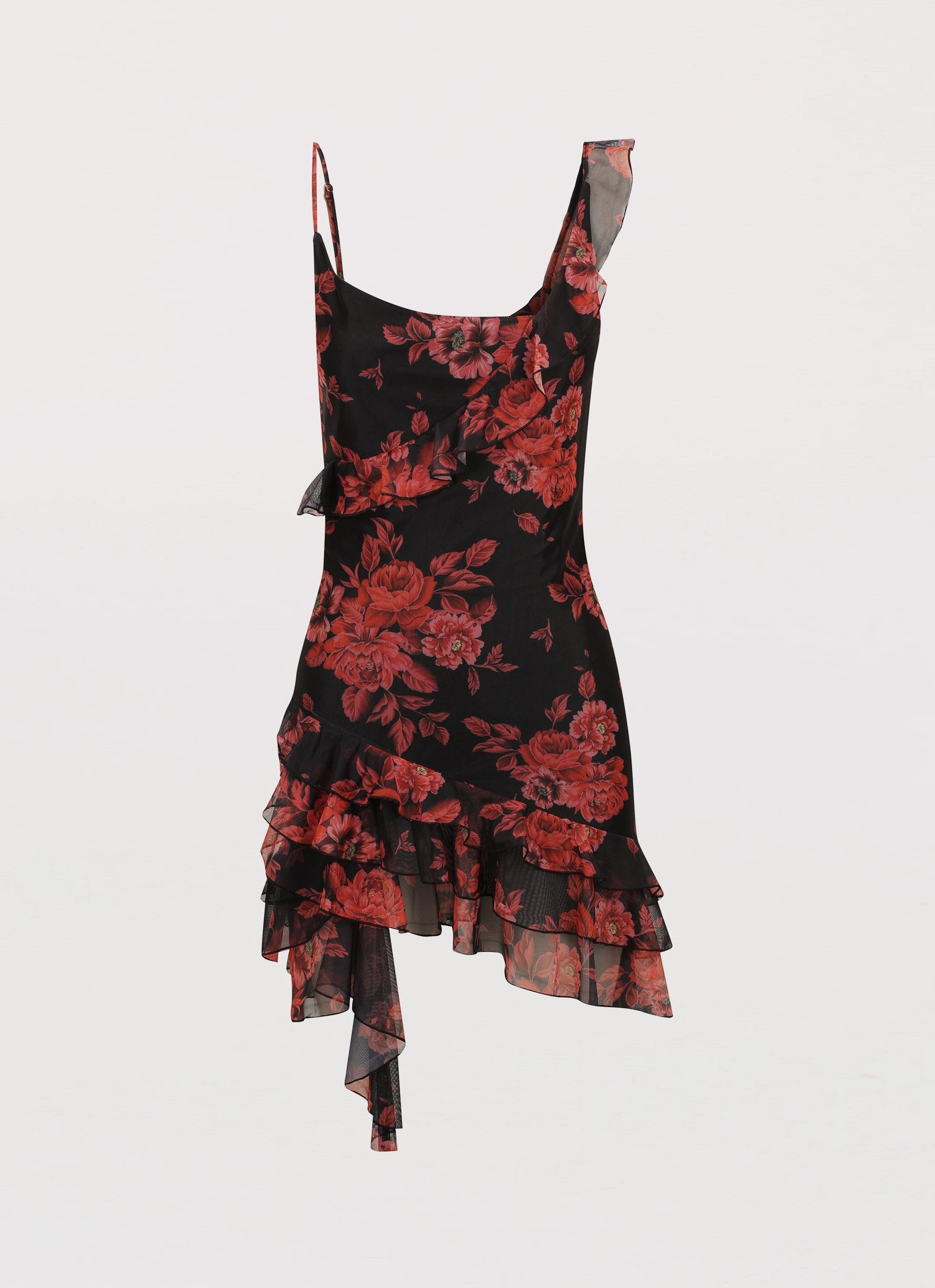 Love You Mesh Mini Dress - Midnight Rosa Light Volume Everyday Piece