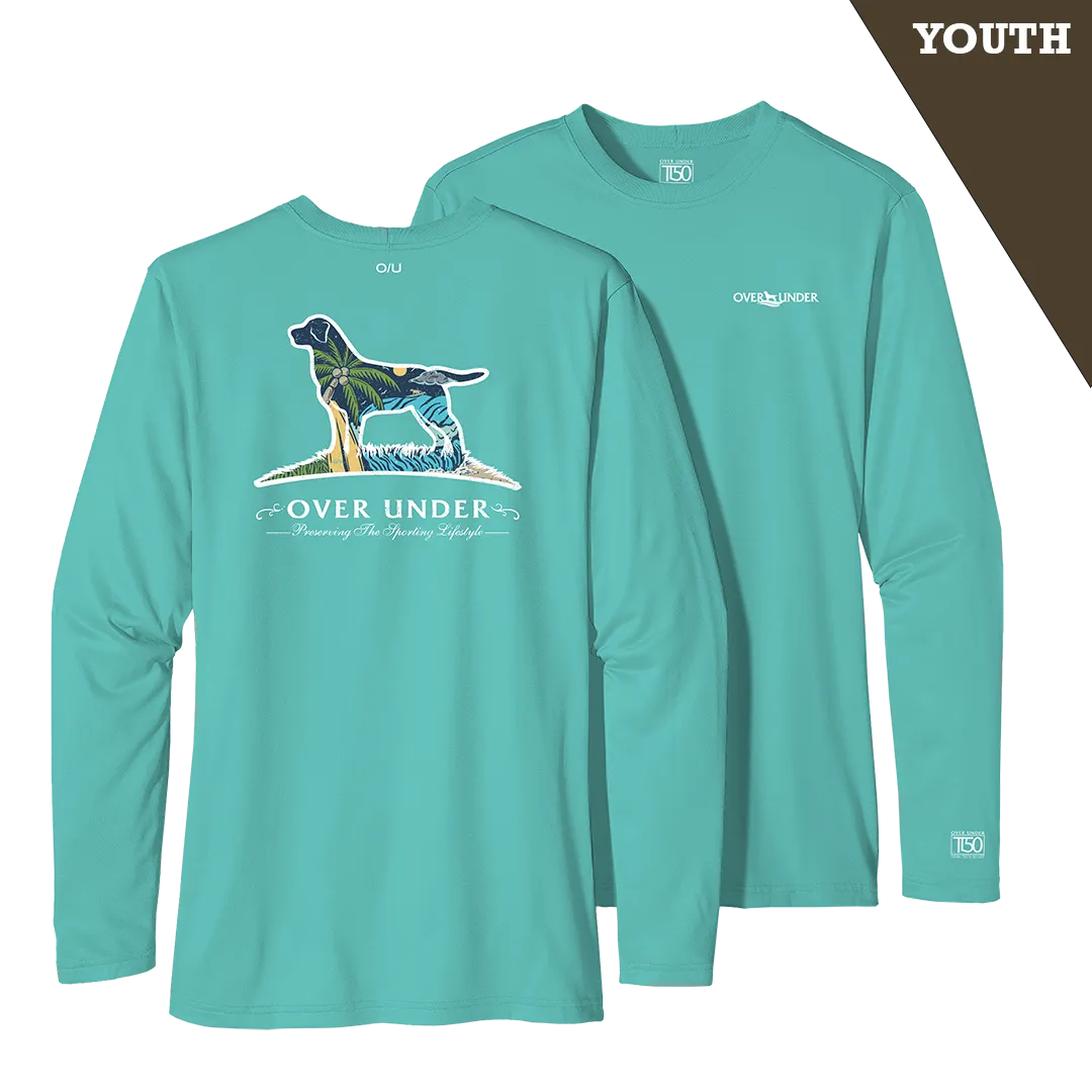 L/S Youth Tidal Tech Tropic Dog