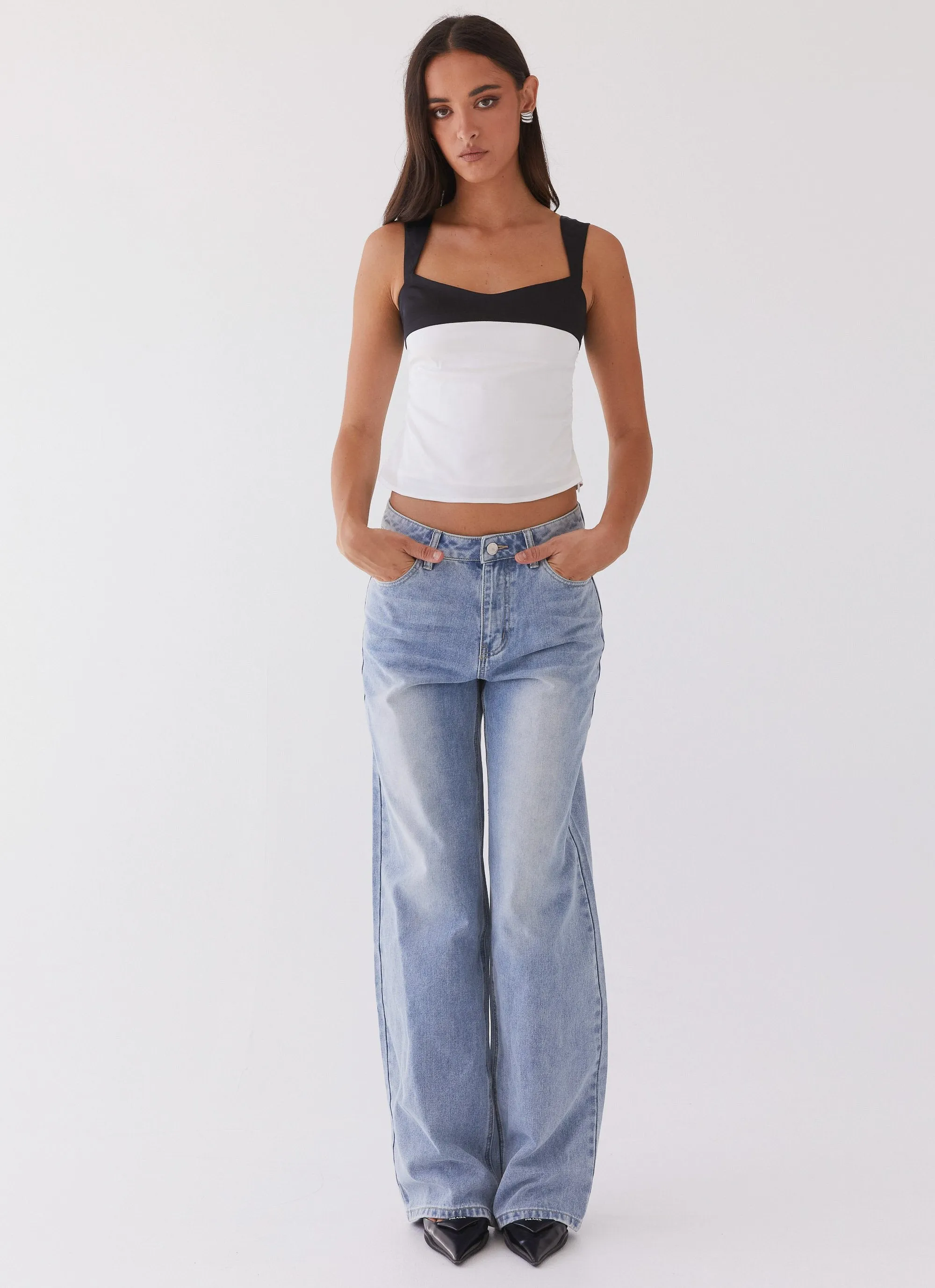 Lylah Satin Top - Noir Pearl AntiPillingTreatment SweatGuard Lining