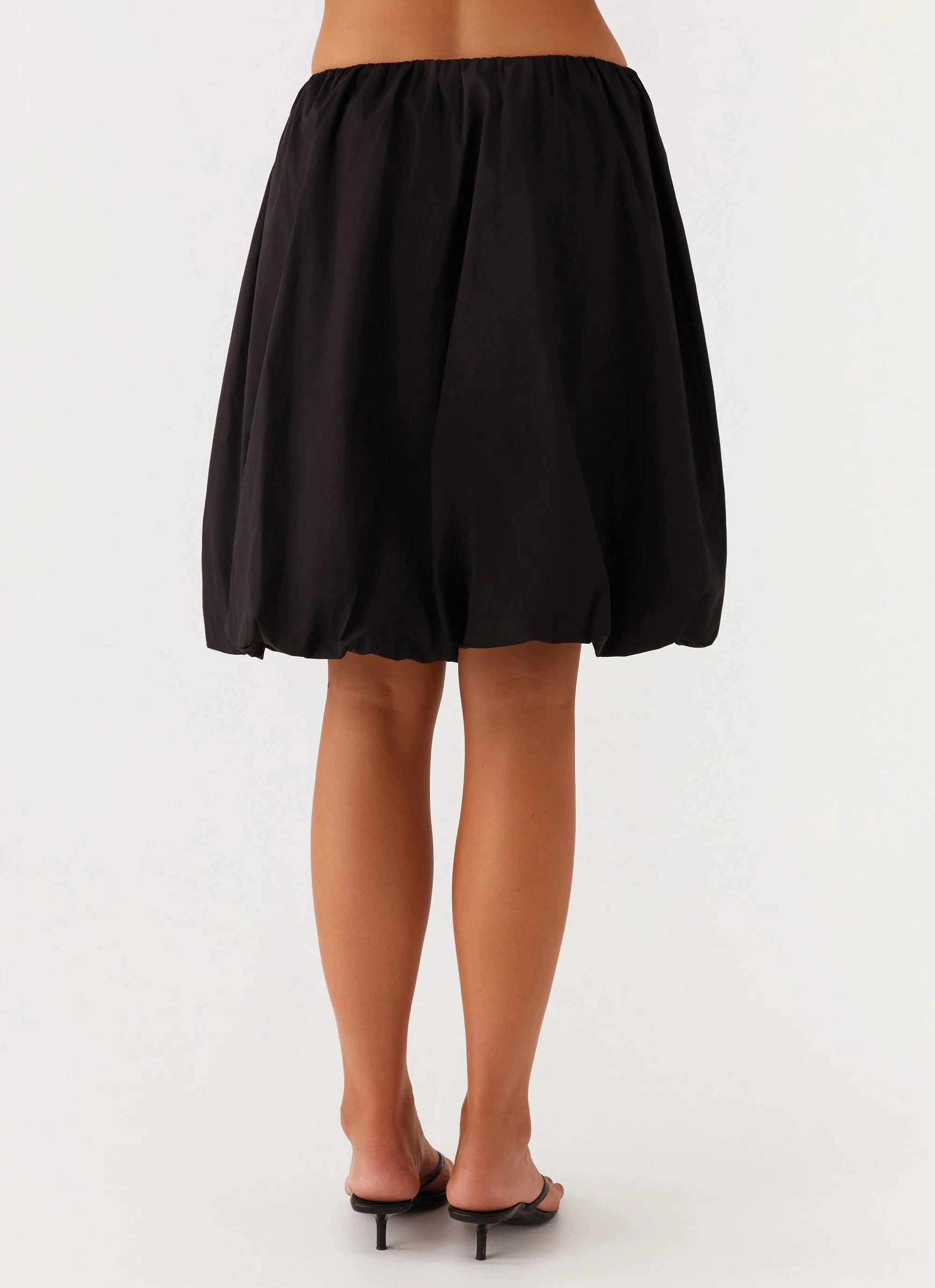 Make Way Bubble Midi Skirt - Black Hypoallergenic fabric Non Irritating Edges