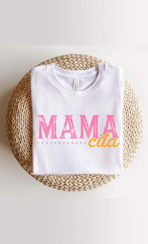 Bound Edges Biodegradable Fiber Composition Mama Cita Graphic Tee