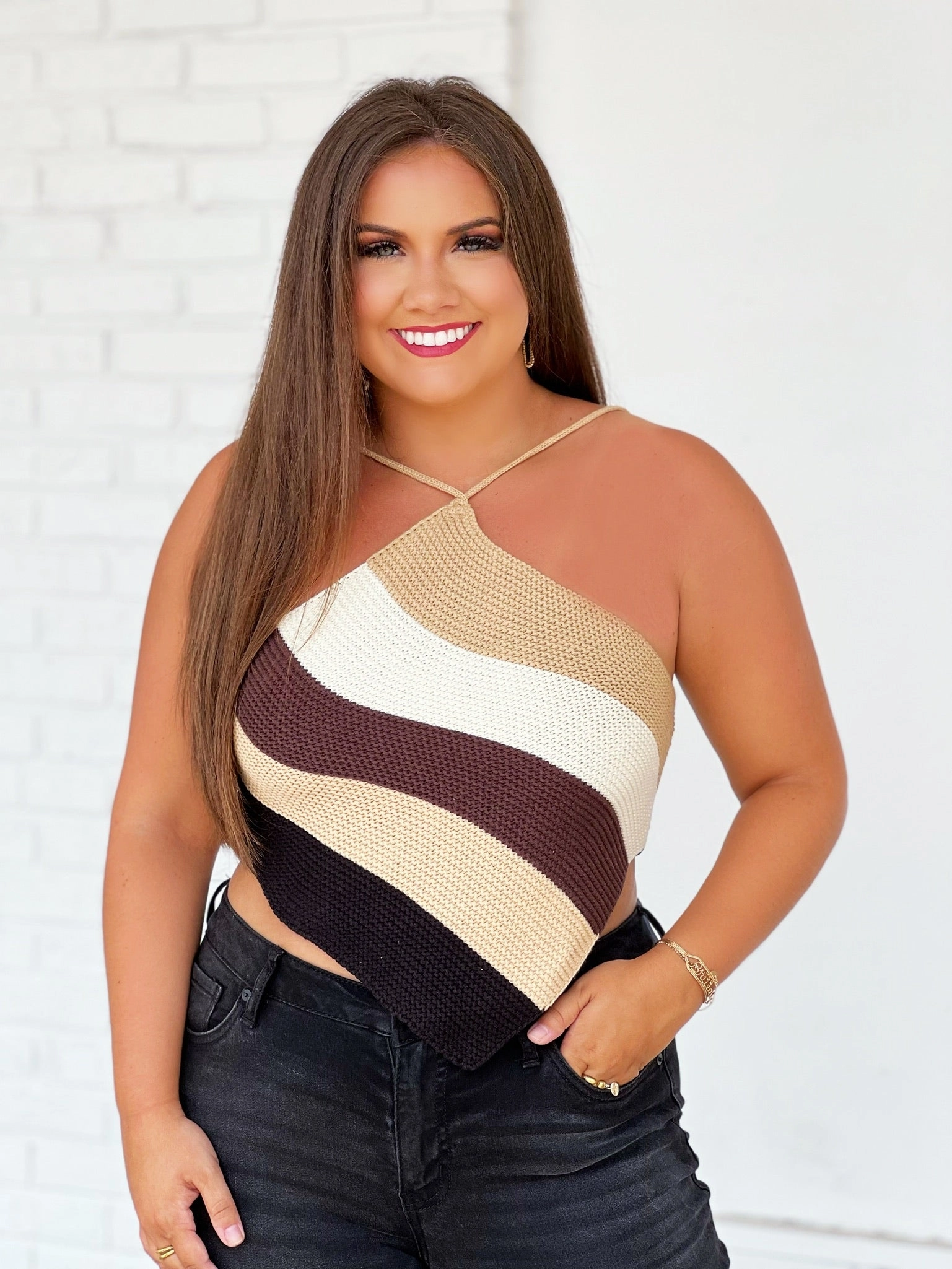 Mason Halter Top (FINAL SALE) Easy Fit