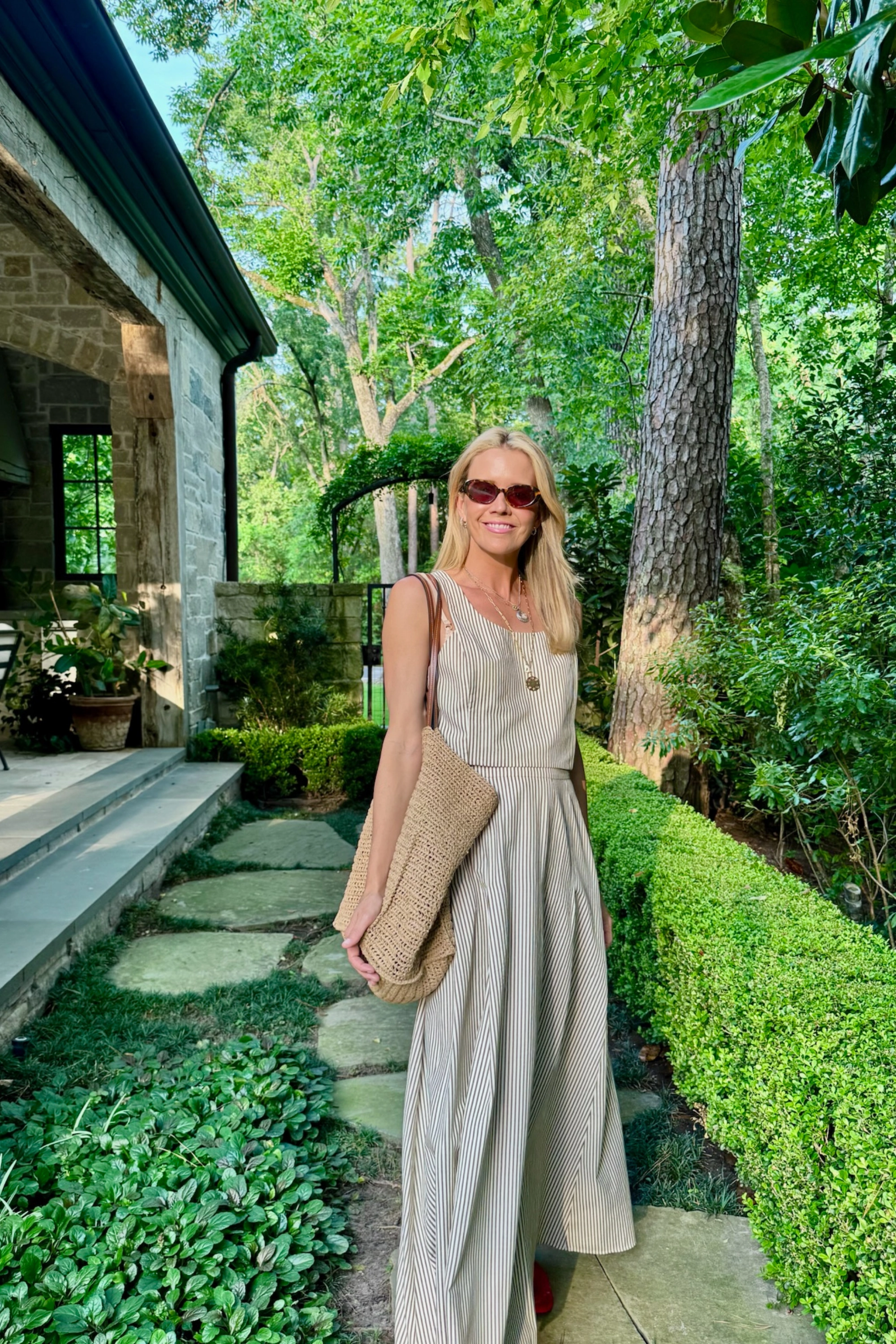 Smart Look MASON'S DAUGHTER | Sophia Top, Brown & Ivory Dobby Striped