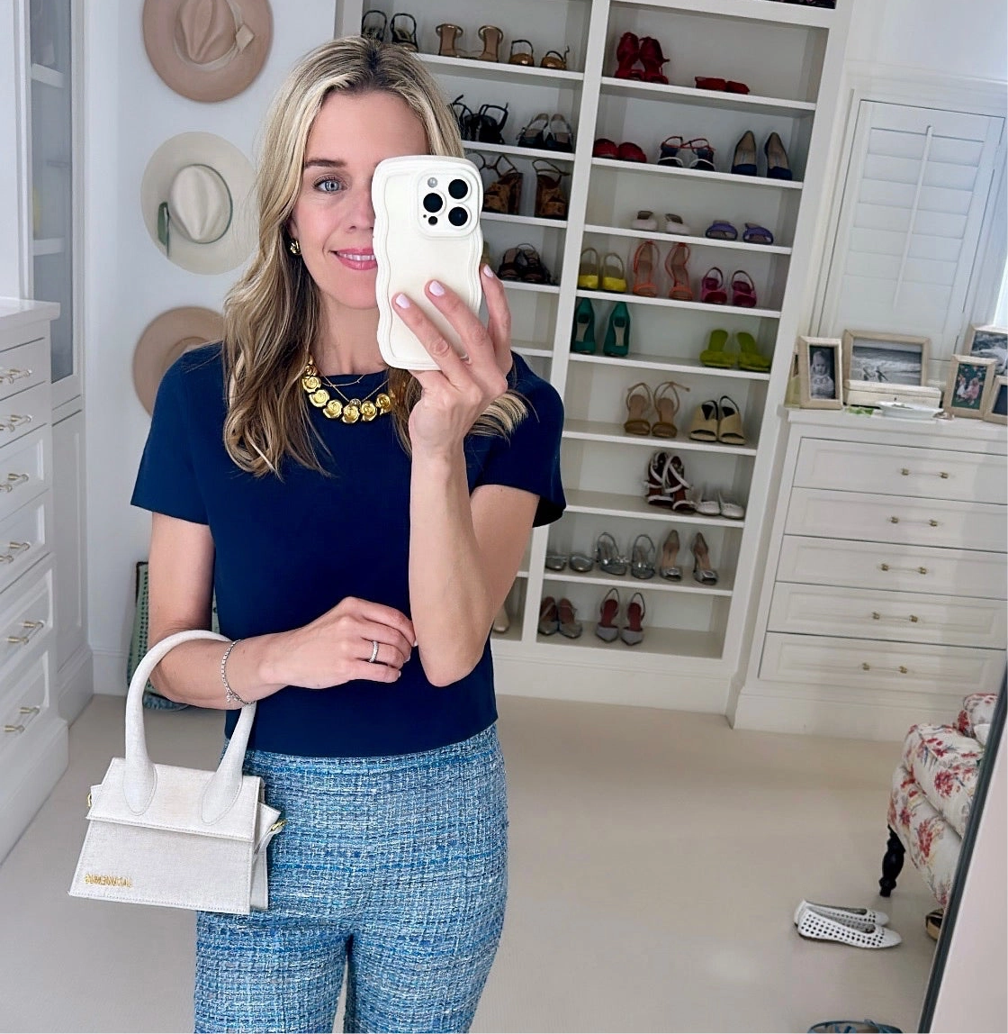 MASON'S DAUGHTER Stella Knit Top, Navy NonRestrictiveCut