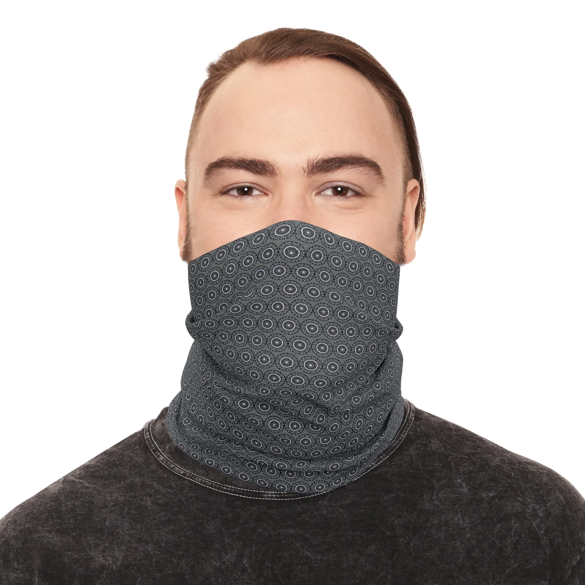 MAYA AOP Tube Scarf (Dark Grey)