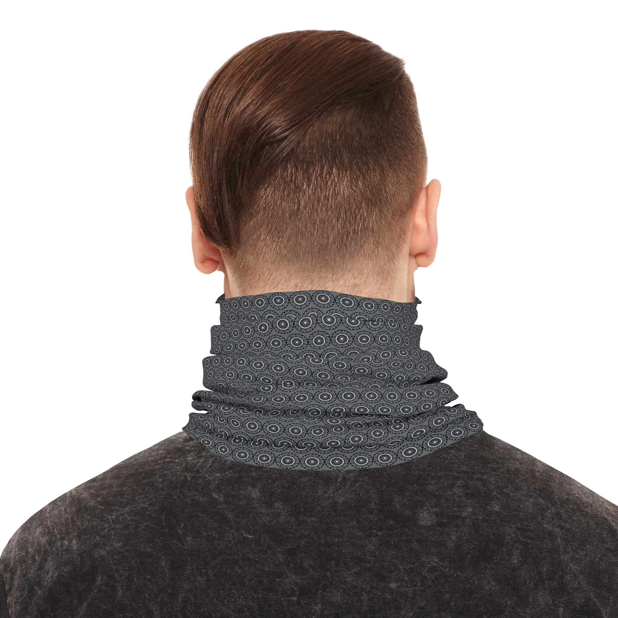MAYA AOP Tube Scarf (Dark Grey)