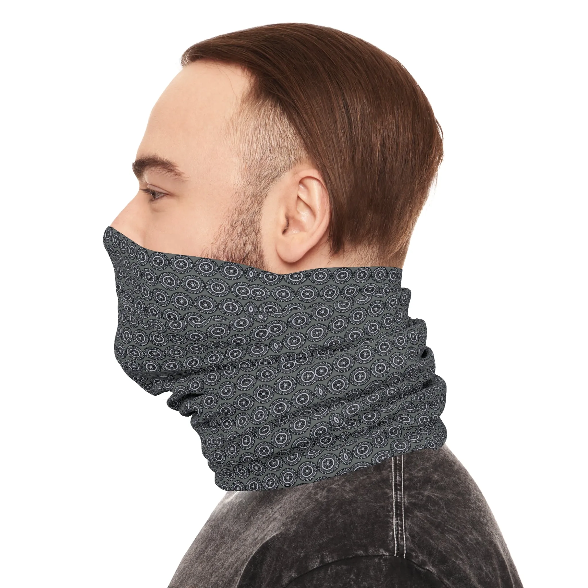 MAYA AOP Tube Scarf (Dark Grey)