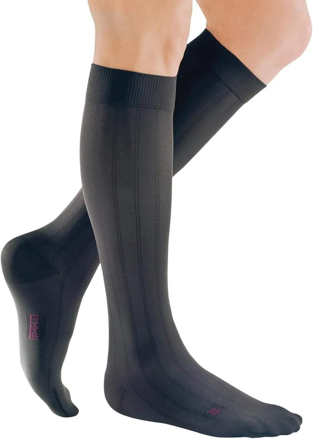 mediven for Men Classic, 20-30 mmHg – Calf High Compression Stockings, Closed Toe Leg Circulation for Men, Compression Dress Socks, Leg Support Compression Coverage, Extra Wide