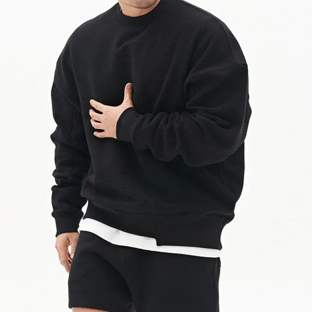 Men Cotton Gym Hoodie Sweatshirts
