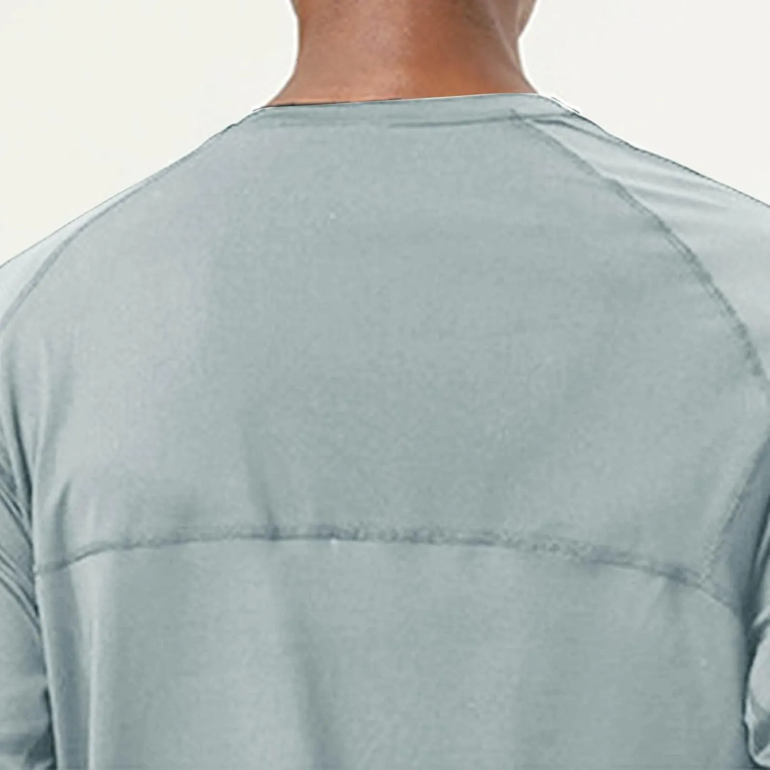 Men Sun Protection UPF 50  Shirts Long Sleeve Swim Rash Guard T-Shirt Running Athletic Gym Workout UV Fish Hiking Tops