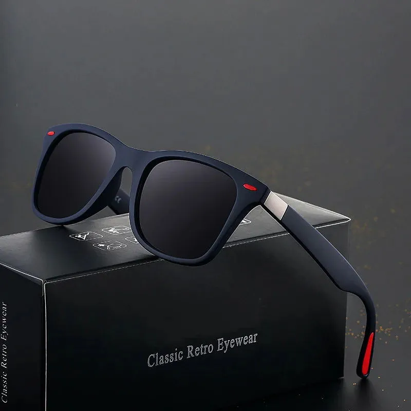 Men Women Polarized Sunglasses Fashion Sports Driver's Retro Sun Glasses For Man Female Brand Design Shades Oculos De Sol UV400