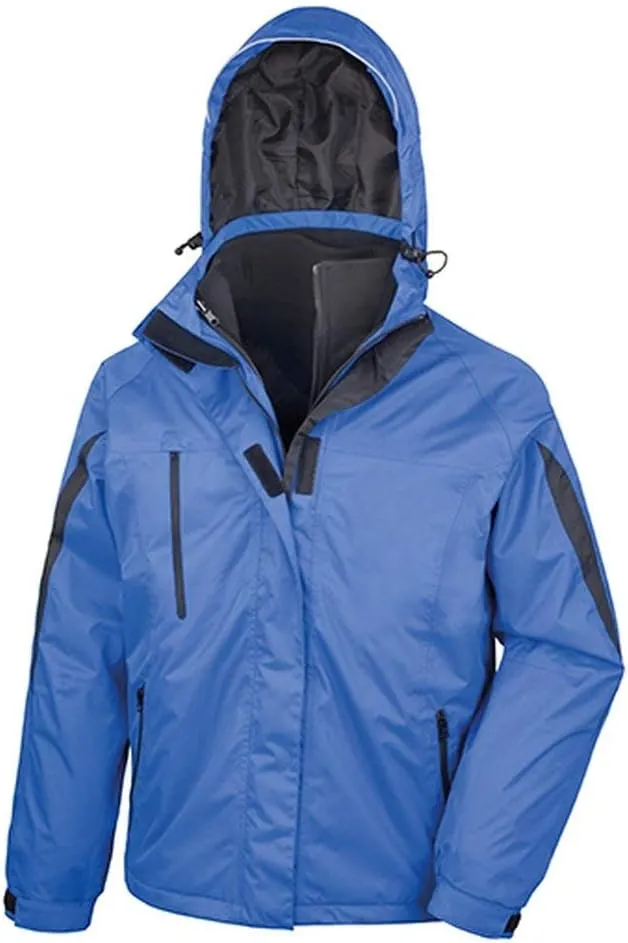 Mens 3 in 1 Softshell Waterproof Journey Jacket with Hood