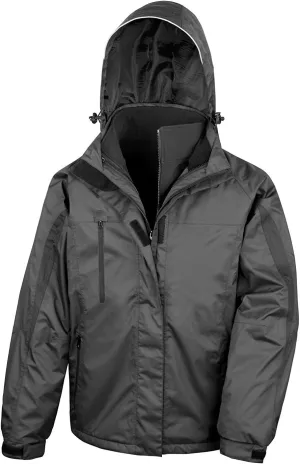 Mens 3 in 1 Softshell Waterproof Journey Jacket with Hood