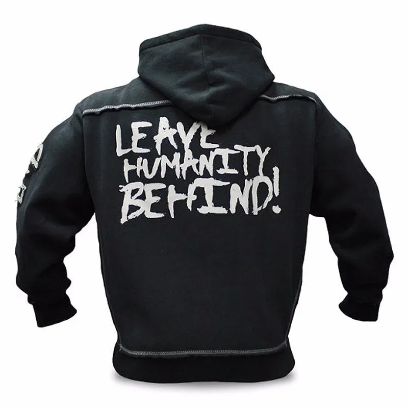 Men's Autumn Casual Hoodie "Leave Humanity Behind!"