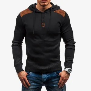 Men's Autumn Casual Long Sleeve Slim Hoodie