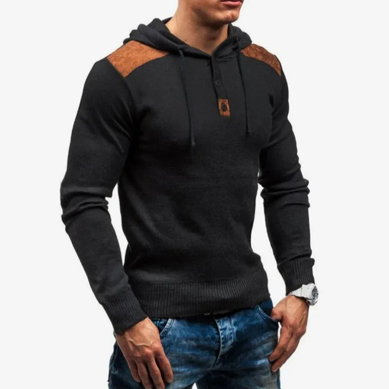 Men's Autumn Casual Long Sleeve Slim Hoodie
