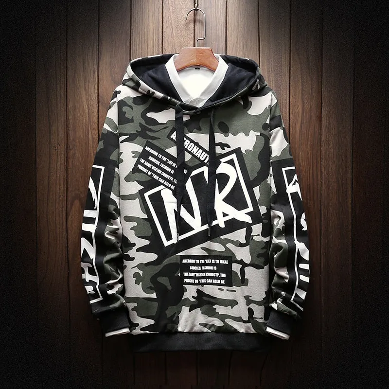 Men's Autumn Casual Long Sleeved Hooded Sweatshirt