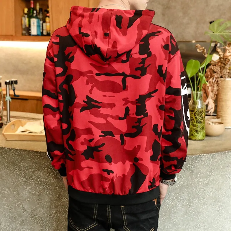Men's Autumn Casual Long Sleeved Hooded Sweatshirt