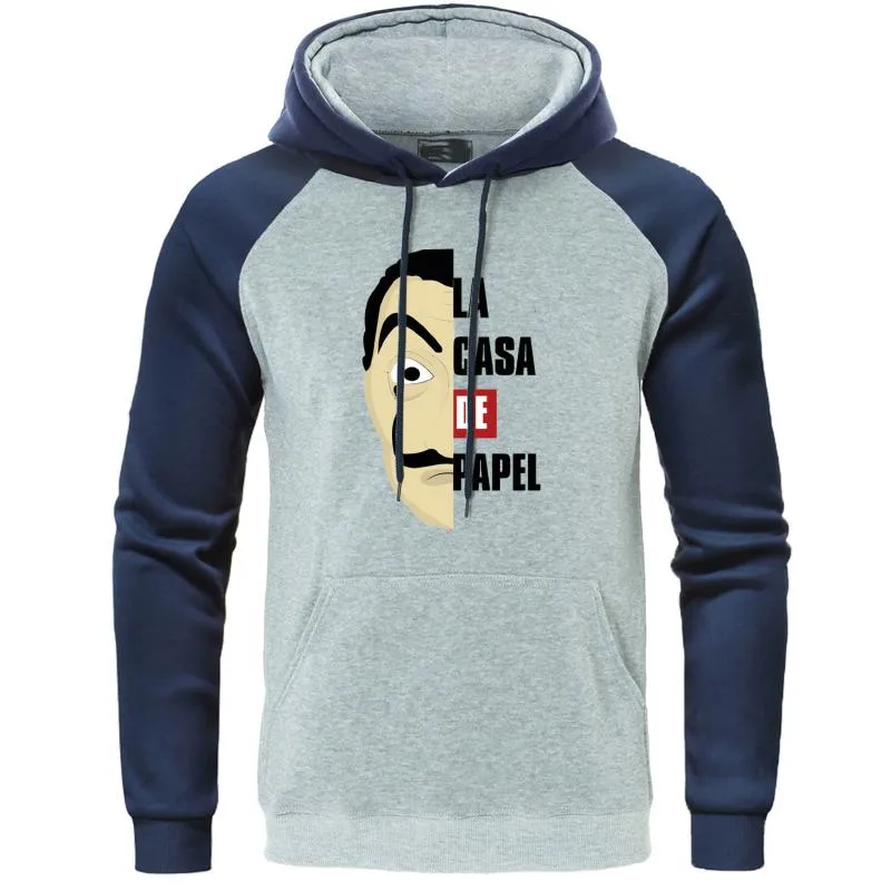 Men's Autumn Hooded Sweatshirt "La Casa De Papel"