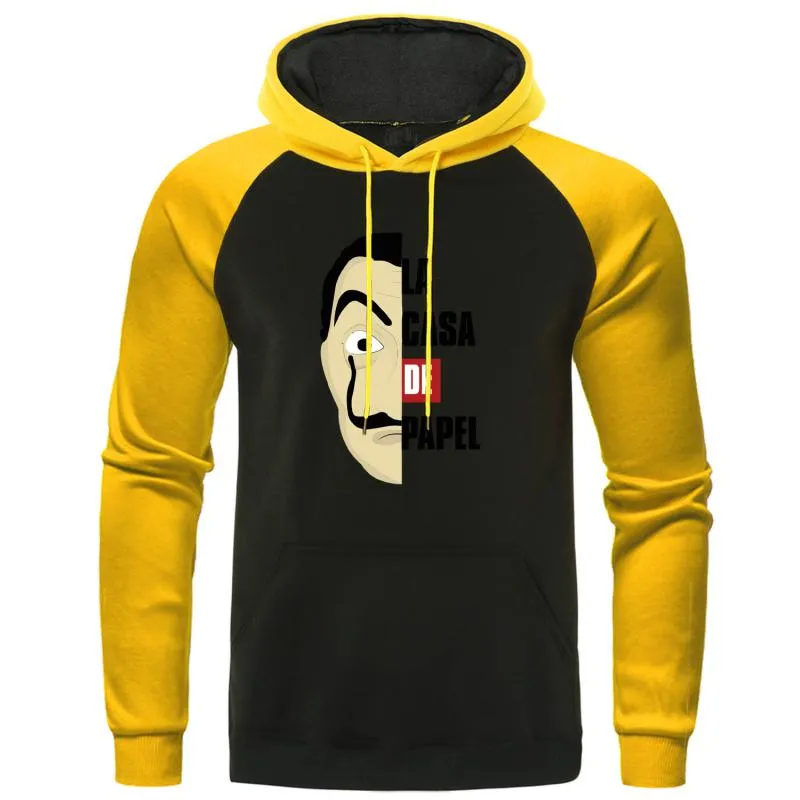 Men's Autumn Hooded Sweatshirt "La Casa De Papel"
