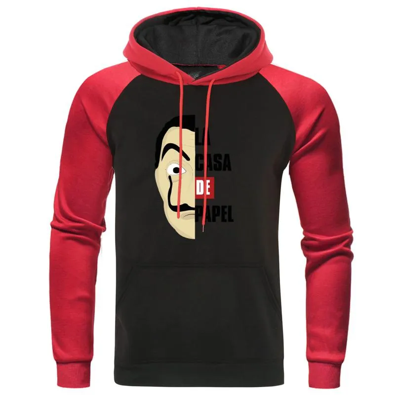 Men's Autumn Hooded Sweatshirt "La Casa De Papel"