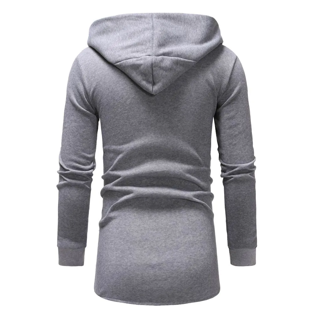 Men's Autumn/Winter Casual Long Hoodie