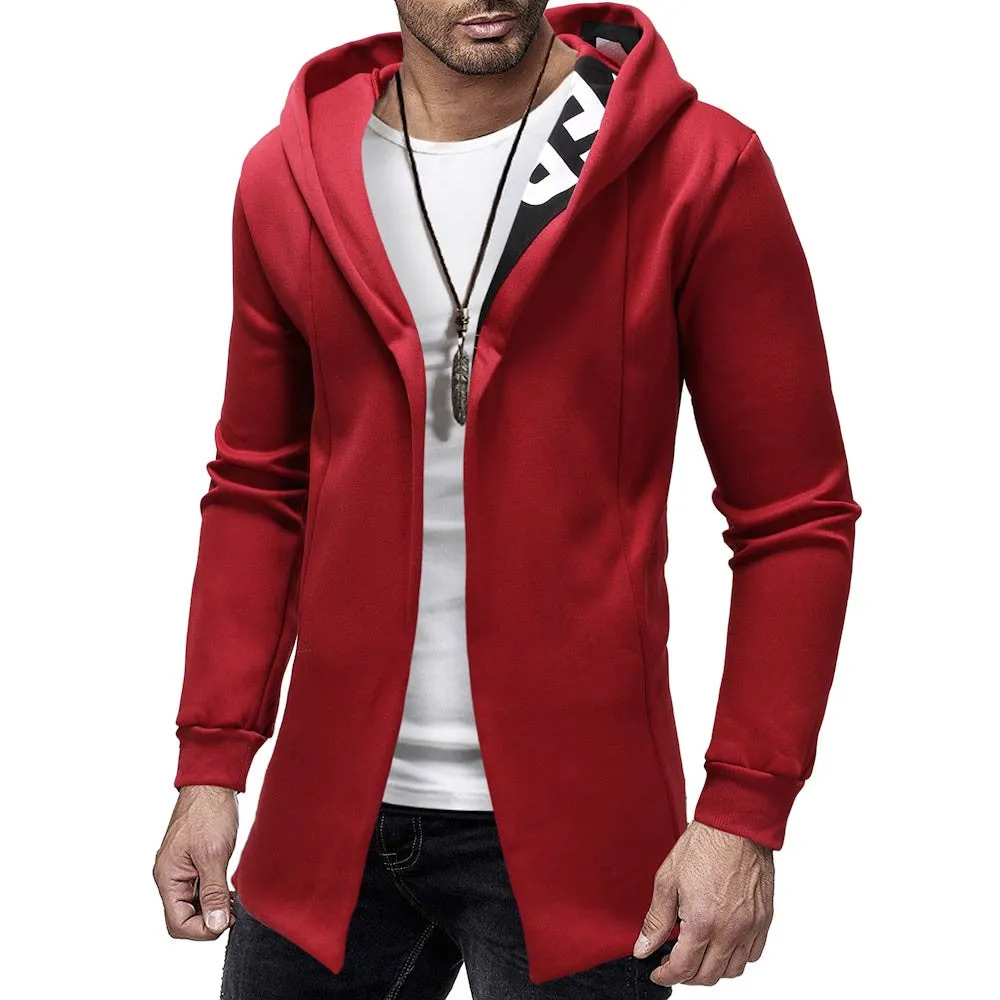 Men's Autumn/Winter Casual Long Hoodie