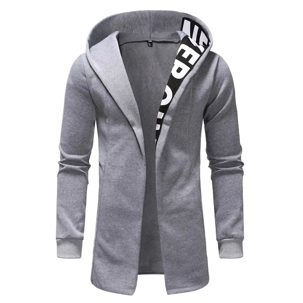 Men's Autumn/Winter Casual Long Hoodie