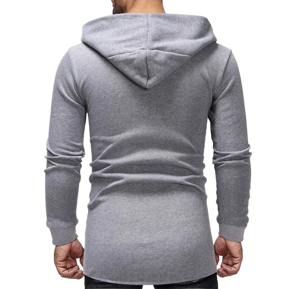Men's Autumn/Winter Casual Long Hoodie