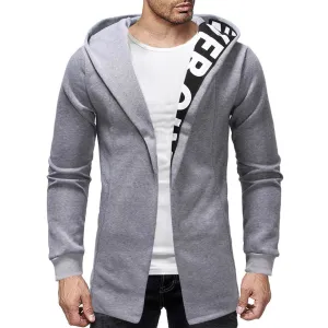 Men's Autumn/Winter Casual Long Hoodie