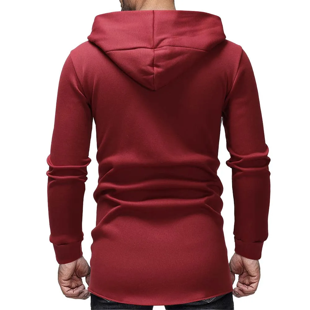 Men's Autumn/Winter Casual Long Hoodie