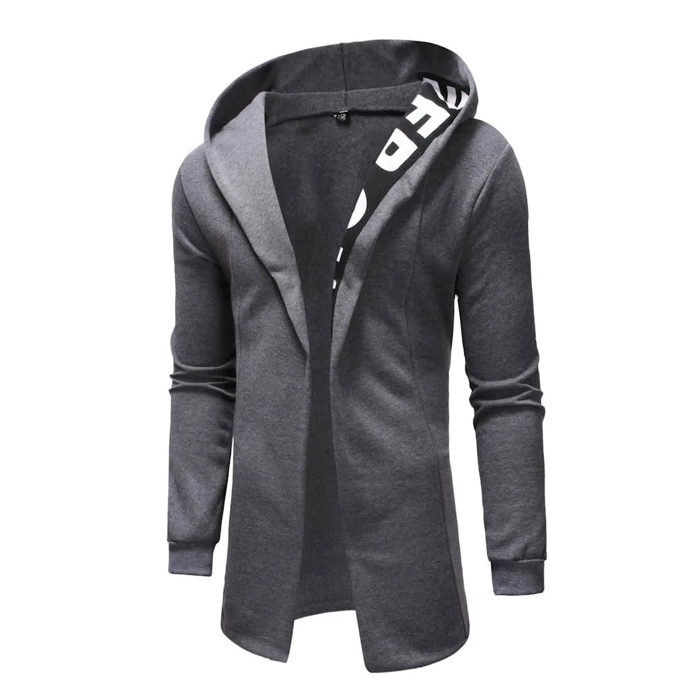 Men's Autumn/Winter Casual Long Hoodie
