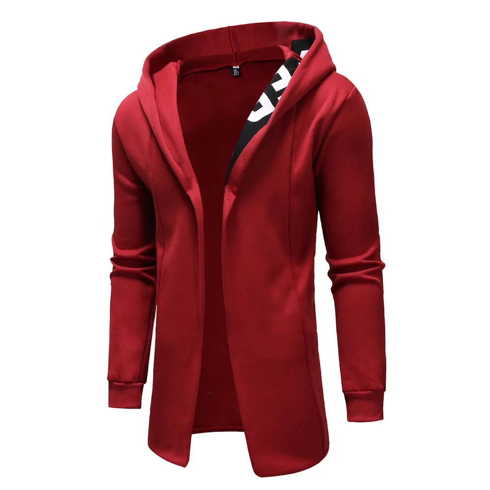 Men's Autumn/Winter Casual Long Hoodie