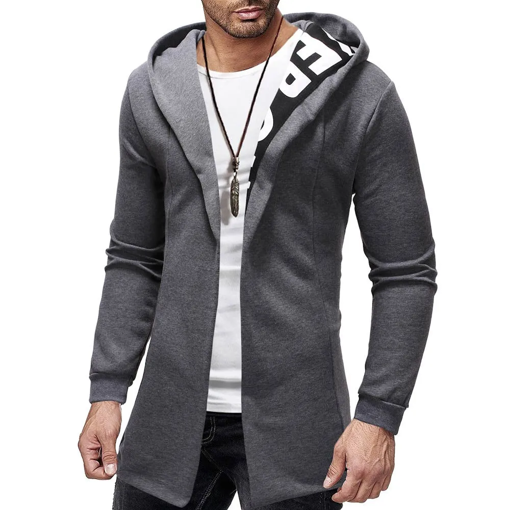 Men's Autumn/Winter Casual Long Hoodie