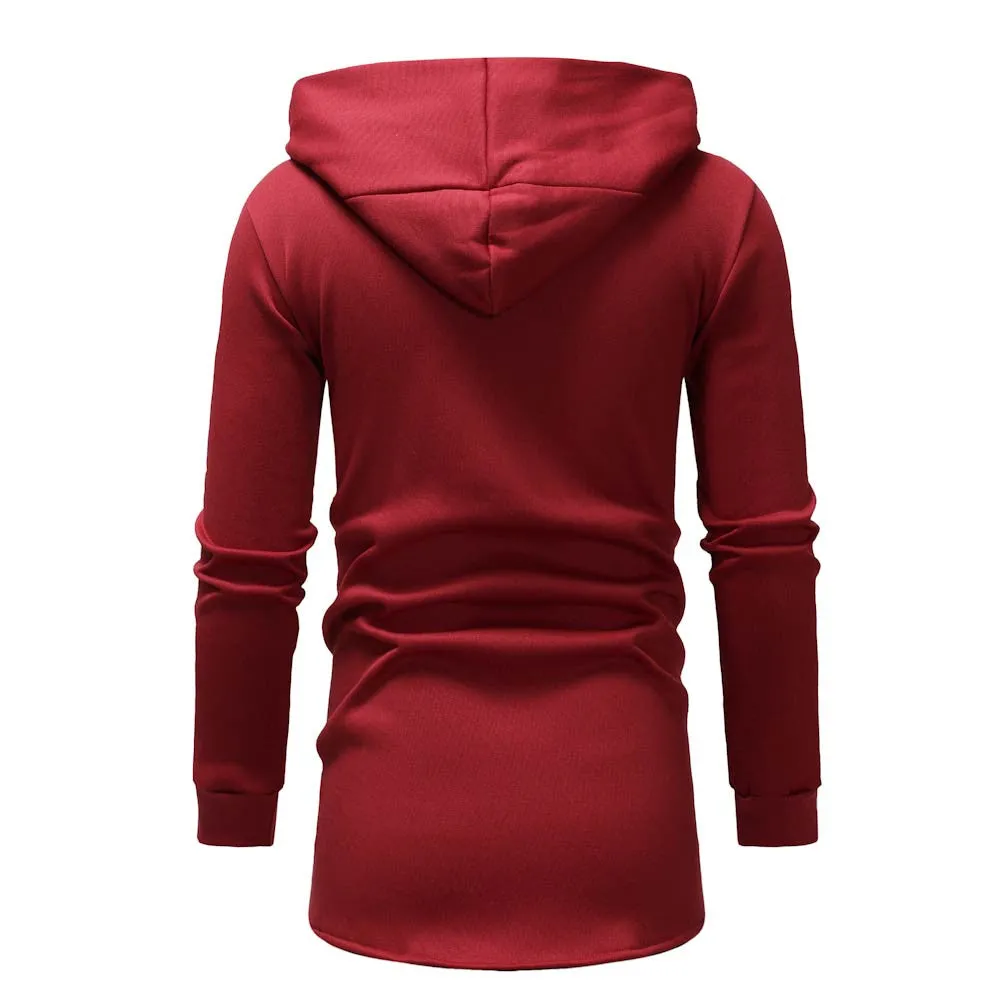 Men's Autumn/Winter Casual Long Hoodie