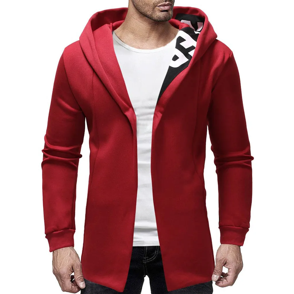 Men's Autumn/Winter Casual Long Hoodie