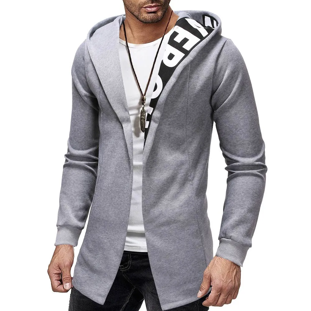 Men's Autumn/Winter Casual Long Hoodie