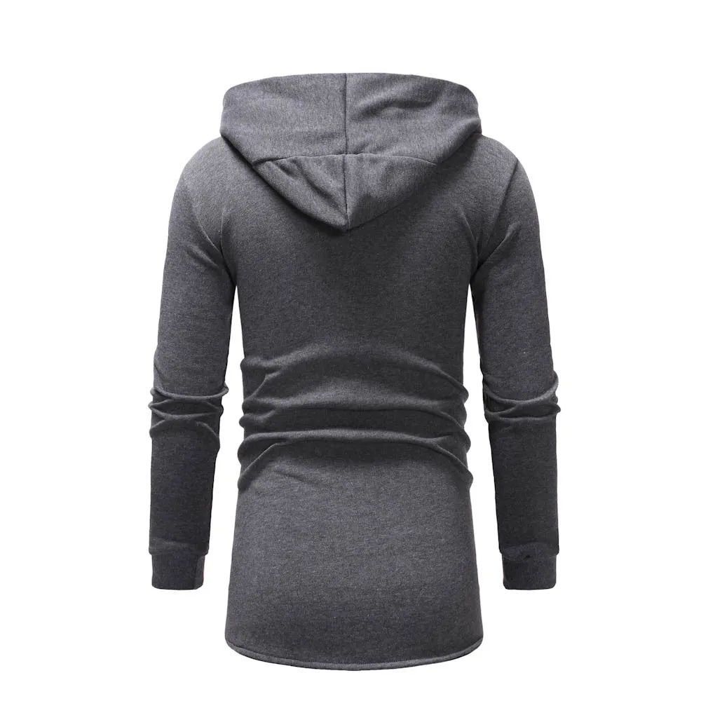 Men's Autumn/Winter Casual Long Hoodie