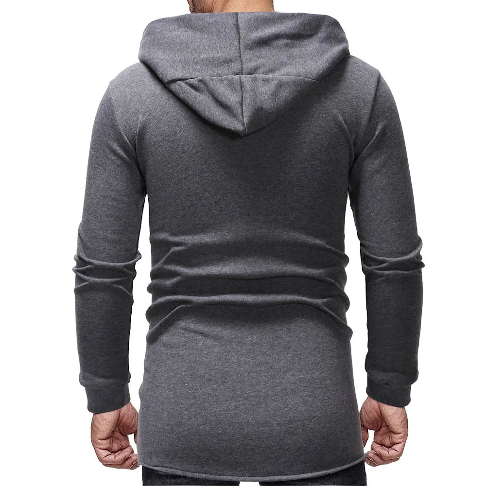 Men's Autumn/Winter Casual Long Hoodie