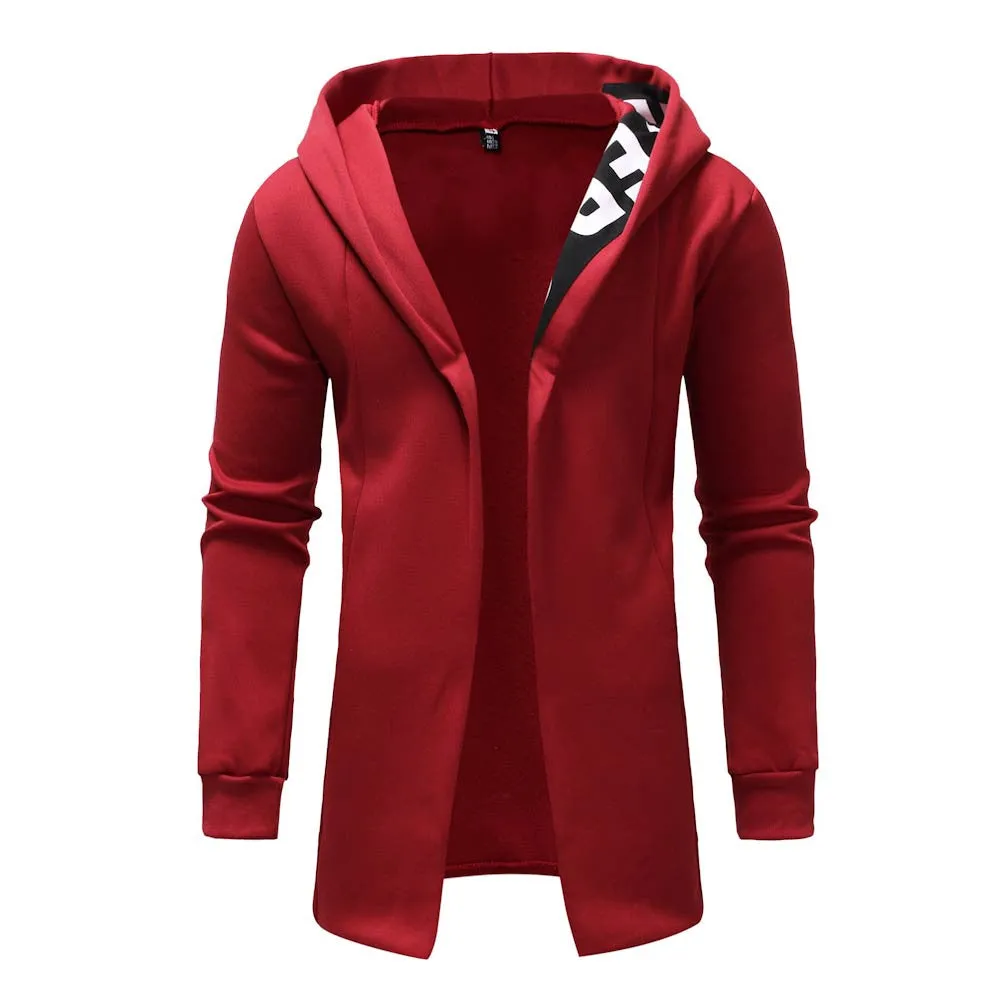 Men's Autumn/Winter Casual Long Hoodie
