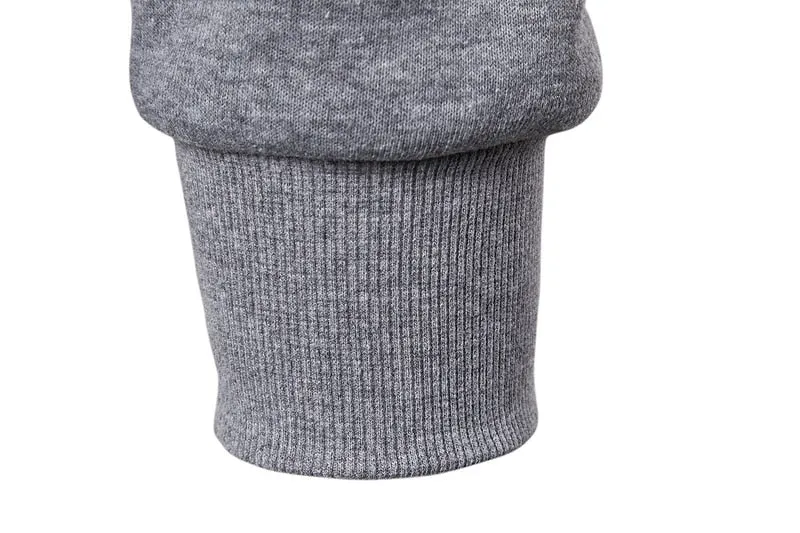 Men's Autumn/Winter Fleece Thick Hoodie With Zipper