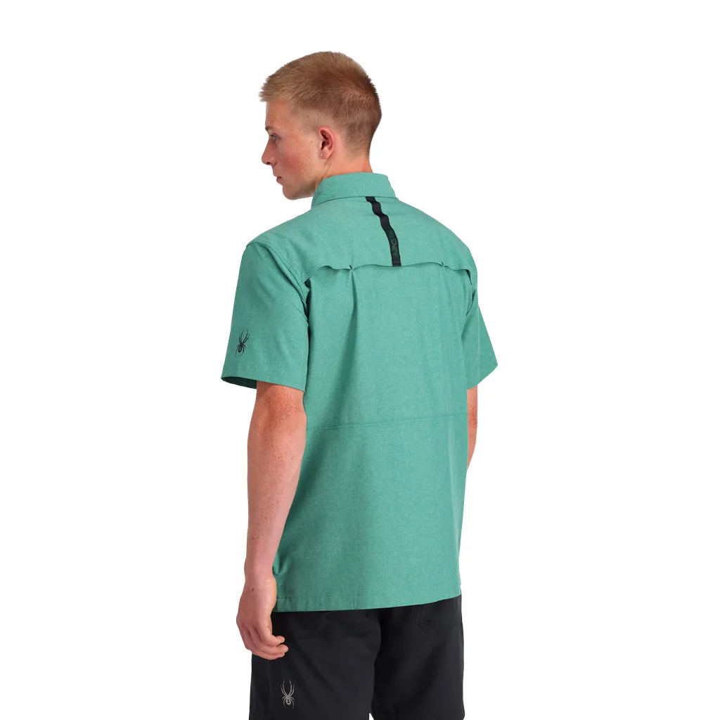 Mens Canyon Short Sleeve Shirt - Verdant Green